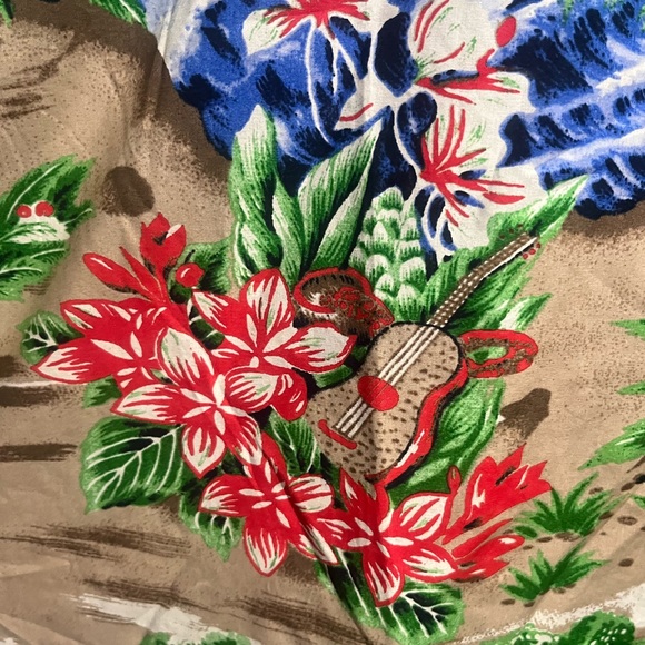 GUC Talbots Tropical Hawaii Beach Print Dress - Picture 4 of 6